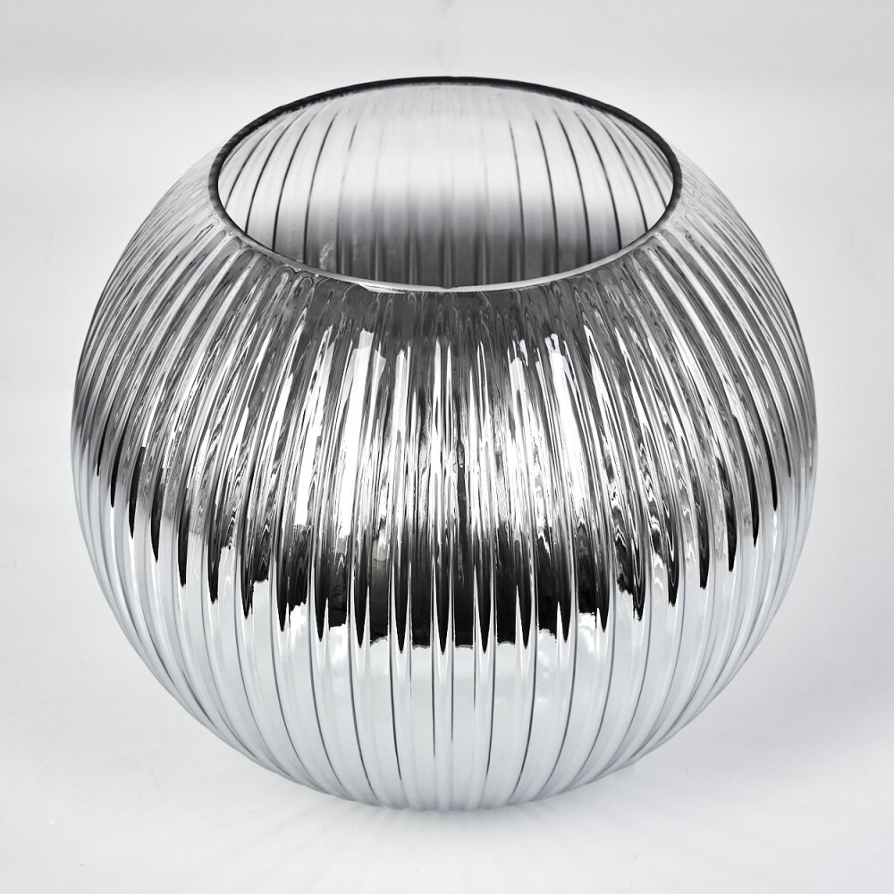 Pantalla de lámpara de cristal Koyoto Vidrio de recambio 25 cm Transparente, Ahumado main product photo