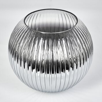 Pantalla de lámpara de cristal Koyoto Vidrio de recambio, Pieza de repuesto 25 cm Transparente, Ahumado Pantalla de lámpara de cristal Koyoto Vidrio de recambio, Pieza de repuesto 25 cm Transparente, Ahumado