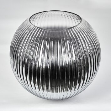 Pantalla de lámpara de cristal  Koyoto Vidrio de recambio 30 cm Transparente, Ahumado