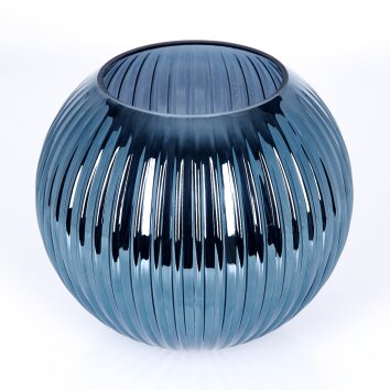 Pantalla de cristal  Koyoto Vidrio de recambio 25 cm Azul