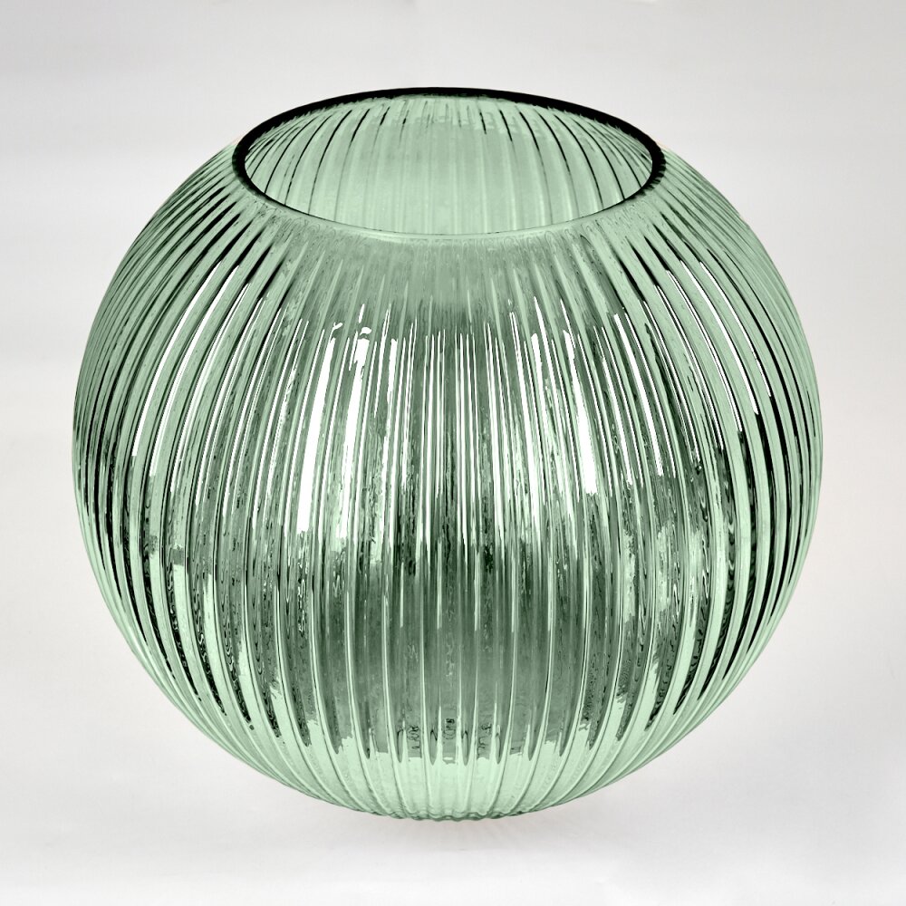 Pantalla de lámpara de cristal Koyoto Vidrio de recambio 30 cm Verde main product photo