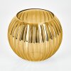 Pantalla de lámpara de cristal  Koyoto Vidrio de recambio, Pieza de repuesto 15 cm dorado