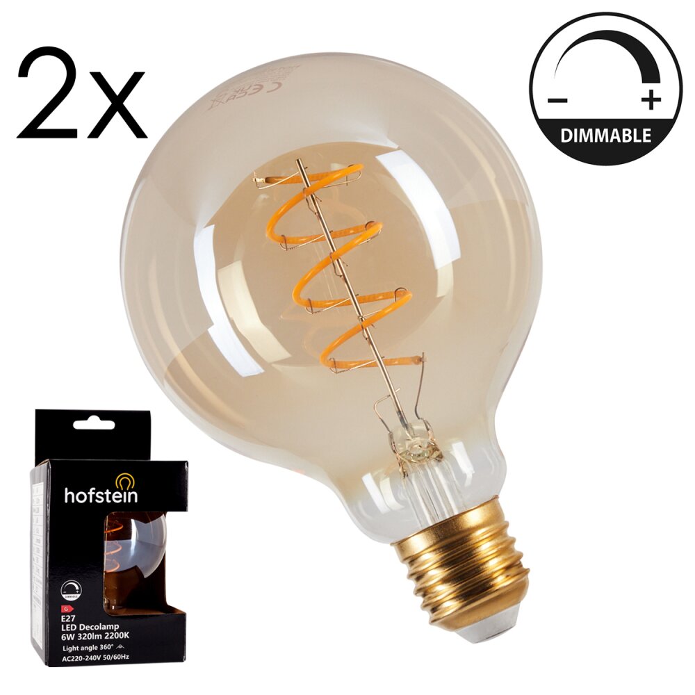 E27 LED 6 Watt blanco cálido regulable 320 Lumen main product photo
