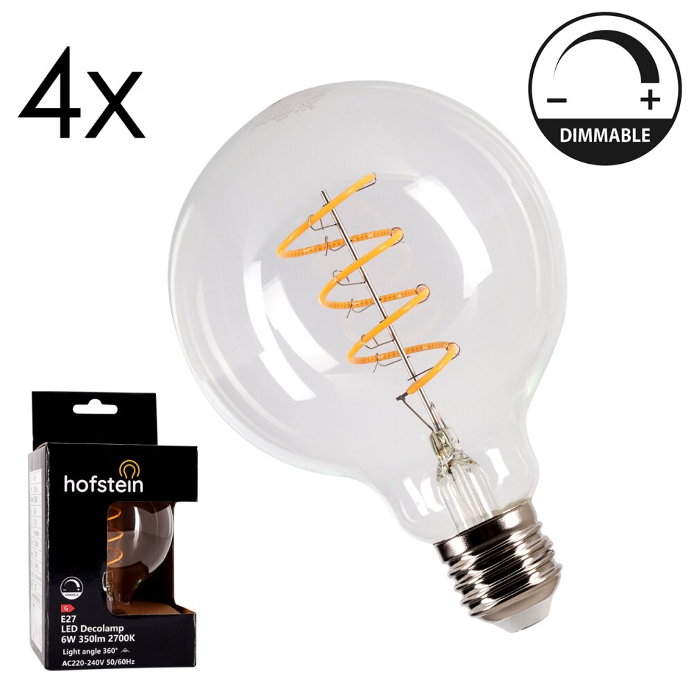 E27 LED 6 Watt blanco cálido regulable 350 Lumen main product photo