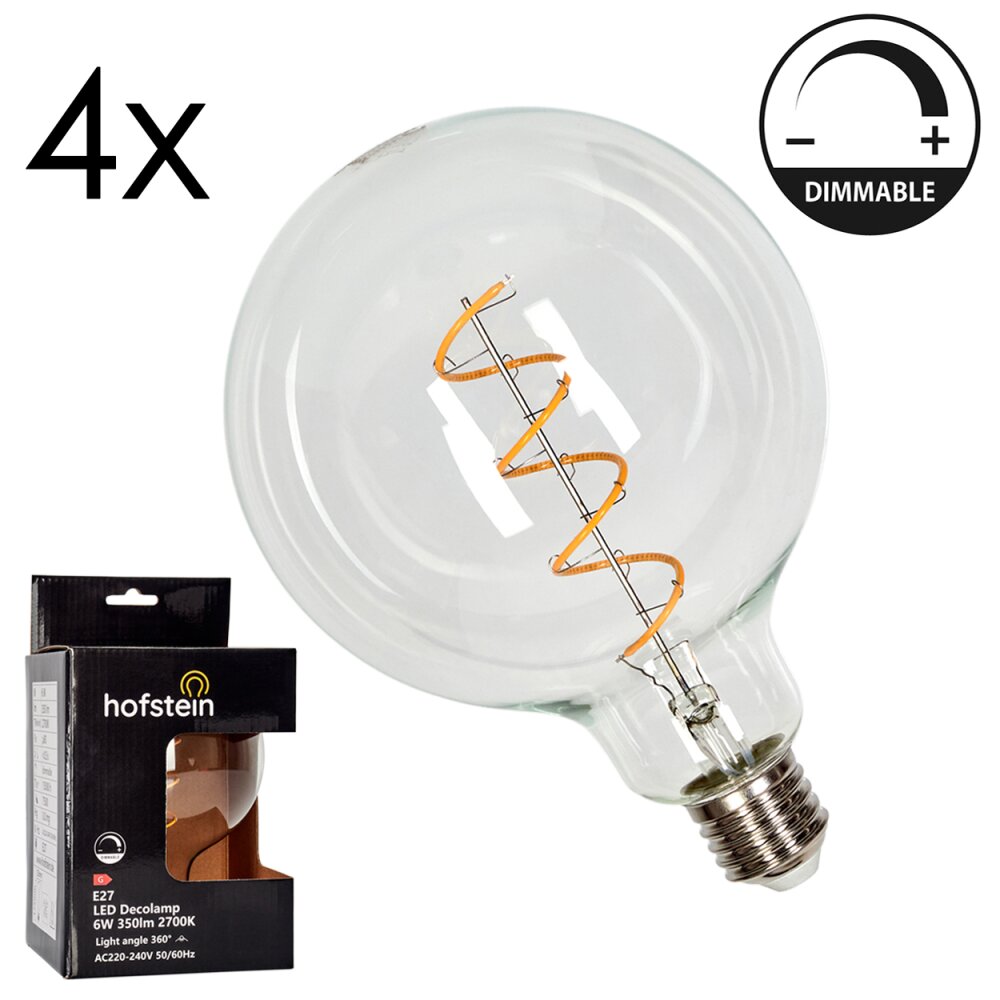E27 LED 6 Watt blanco cálido regulable 350 Lumen main product photo