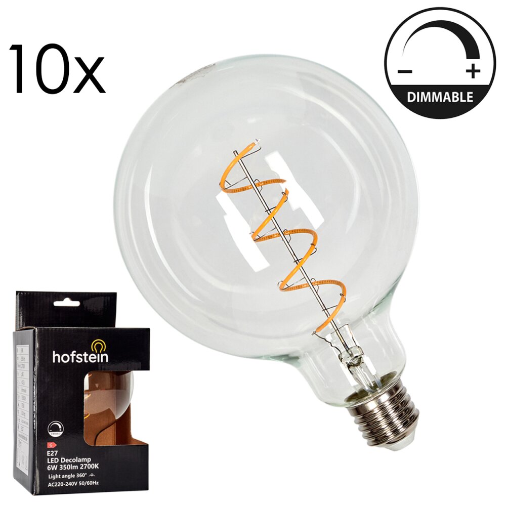 E27 LED 6 Watt blanco cálido regulable 350 Lumen main product photo