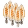 E14 LED 4 Watt blanco cálido regulable 220 Lumen
