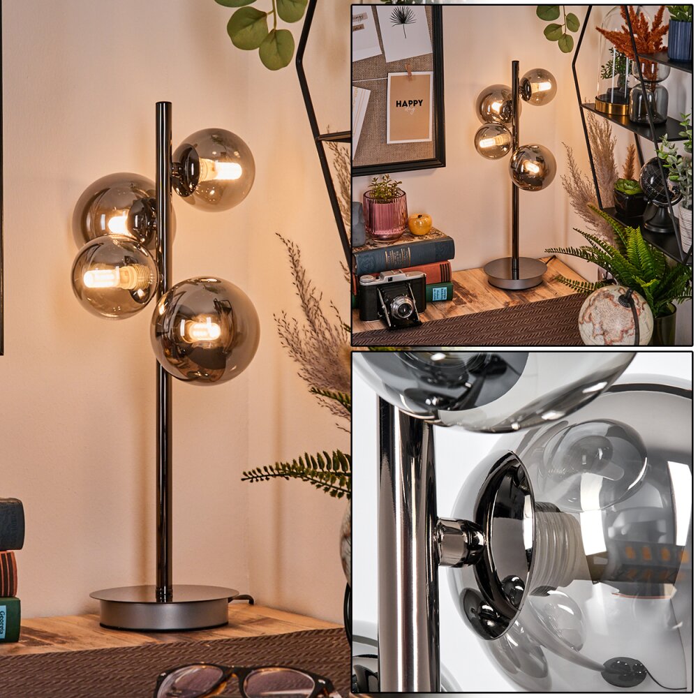 Kasem Lámparas de mesa Negro, 4 luces main product photo