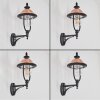 Gascon Aplique de exterior, Apliques Cobre, Negro, 1 luz