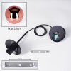 Gastor Lámparas suspendidas, Luminarias esféricas, Lámparas colgantes Color cobre, 1 luz