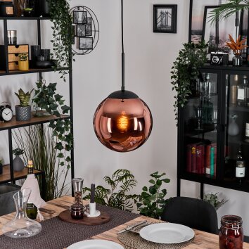 Gastor Lámparas suspendidas, Luminarias esféricas, Lámparas colgantes Color cobre, 1 luz