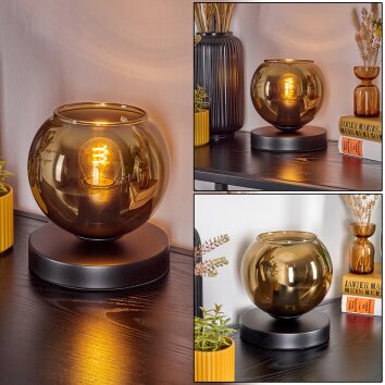 Koyoto Lámparas de mesa 15 cm dorado, 1 luz