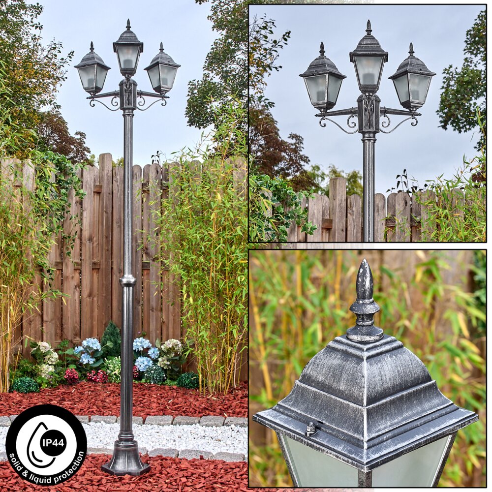 Naofe Candelabro, Iluminación de caminos Negro, Plata, 3 luces main product photo