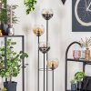 Koyoto Lámpara de pie 30 cm Madera clara, Negro, 4 luces