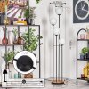 Gastor Lámpara de pie 25 cm Madera clara, Negro, 4 luces
