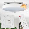 Cadaixo Plafones, Panel LED Blanca, 1 luz