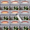 Sofo Plafones, Panel LED Blanca, 1 luz, Mando a distancia