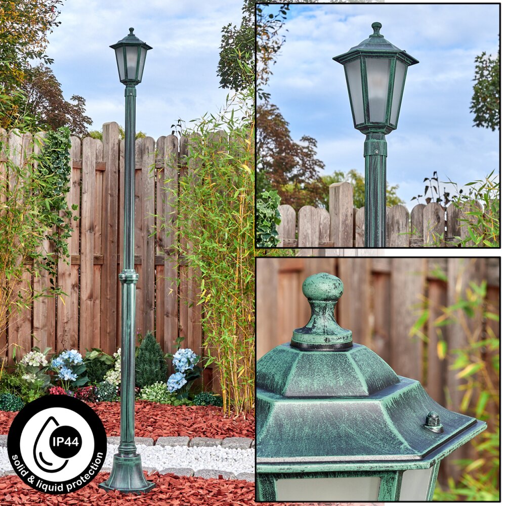 Loria Candelabro, Iluminación de caminos Verde, Negro, 1 luz main product photo