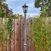 Loria Candelabro, Iluminación de caminos Negro, Plata, 1 luz