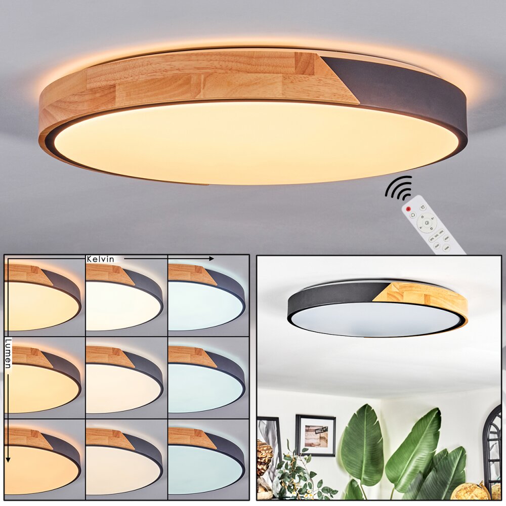 Cadaixo Plafones, Panel LED Blanca, 1 luz, Mando a distancia main product photo