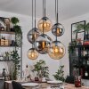 Gastor Lámparas suspendidas, Luminarias esféricas, Lámparas colgantes Colores ámbar, Ahumado, 6 luces