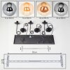 Gastor Lámparas suspendidas, Luminarias esféricas, Lámparas colgantes Colores ámbar, Ahumado, 6 luces