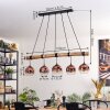 Ripoll Lámparas suspendidas, Luminarias esféricas, Lámparas colgantes Crudo, Negro, 5 luces