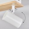 Gesteira Plafones, Spot techo Madera clara, Blanca, 3 luces