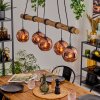 Ripoll Lámparas suspendidas, Luminarias esféricas, Lámparas colgantes Crudo, Negro, 5 luces