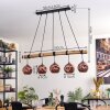 Ripoll Lámparas suspendidas, Luminarias esféricas, Lámparas colgantes Crudo, Negro, 5 luces