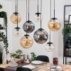 Gastor Lámparas suspendidas, Luminarias esféricas, Lámparas colgantes Colores ámbar, Transparente, Ahumado, 8 luces