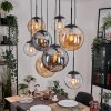 Gastor Lámparas suspendidas, Luminarias esféricas, Lámparas colgantes Colores ámbar, Transparente, Ahumado, 8 luces
