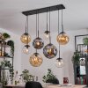 Gastor Lámparas suspendidas, Luminarias esféricas, Lámparas colgantes Colores ámbar, Transparente, Ahumado, 8 luces