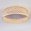 Barroco Plafones LED Crudo, Blanca, 1 luz