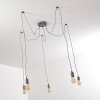 Tenna Lámpara Colgante Gris, 5 luces