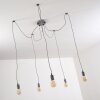 Tenna Lámpara Colgante Gris, 5 luces