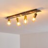 Lagunita Lámpara de Techo Latón antiguo, 4 luces