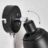 Pistrino Aplique Cromo, Negro, 1 luz