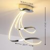 Sepino Lámpara de techo LED Cromo, 1 luz