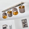 Alsen Lámpara de Techo Níquel-mate, 4 luces