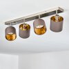 Alsen Lámpara de Techo Níquel-mate, 4 luces