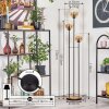 Gastor Lámpara de pie 30 cm Madera clara, Negro, 3 luces
