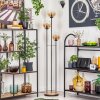 Gastor Lámpara de pie 30 cm Madera clara, Negro, 3 luces