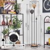 Gastor Lámpara de pie 30 cm Madera clara, Negro, 3 luces