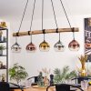 Koyoto Lámparas suspendidas, Luminarias esféricas, Lámparas colgantes Crudo, Negro, 5 luces