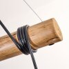 Koyoto Lámparas suspendidas, Luminarias esféricas, Lámparas colgantes Crudo, Negro, 5 luces