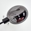Nikkala Lámpara de pie Mármol, Negro, 3 luces