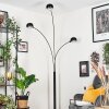 Nikkala Lámpara de pie Mármol, Negro, 3 luces