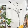 Nikkala Lámpara de pie Mármol, Negro, 5 luces