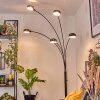 Nikkala Lámpara de pie Mármol, Negro, 5 luces